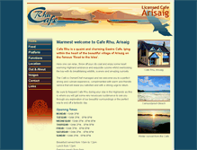 Tablet Screenshot of caferhu.com